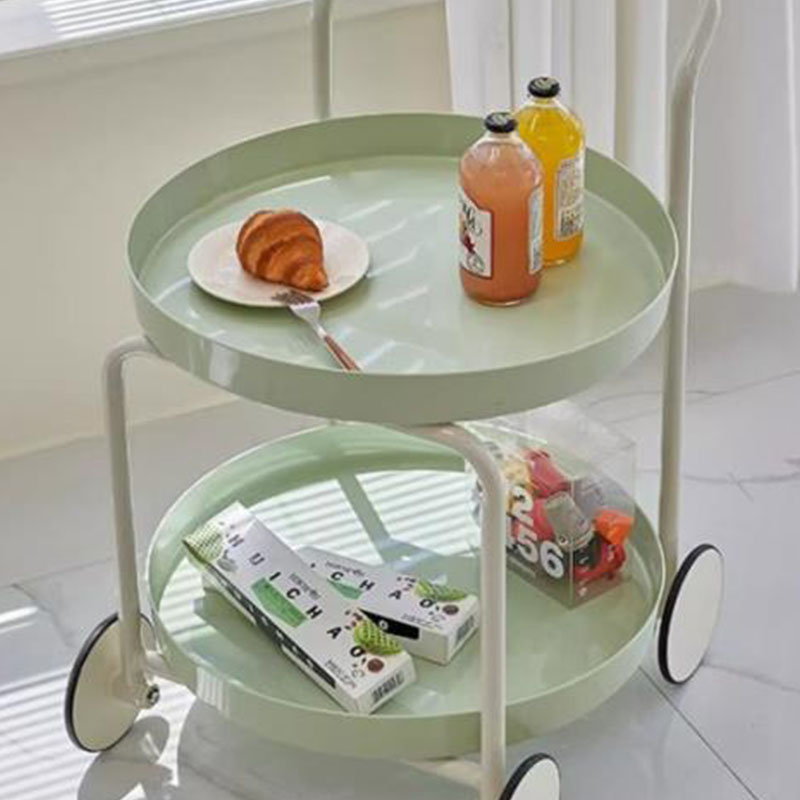 Nordic Creative Moveble Disc Sofa Side Cabinet