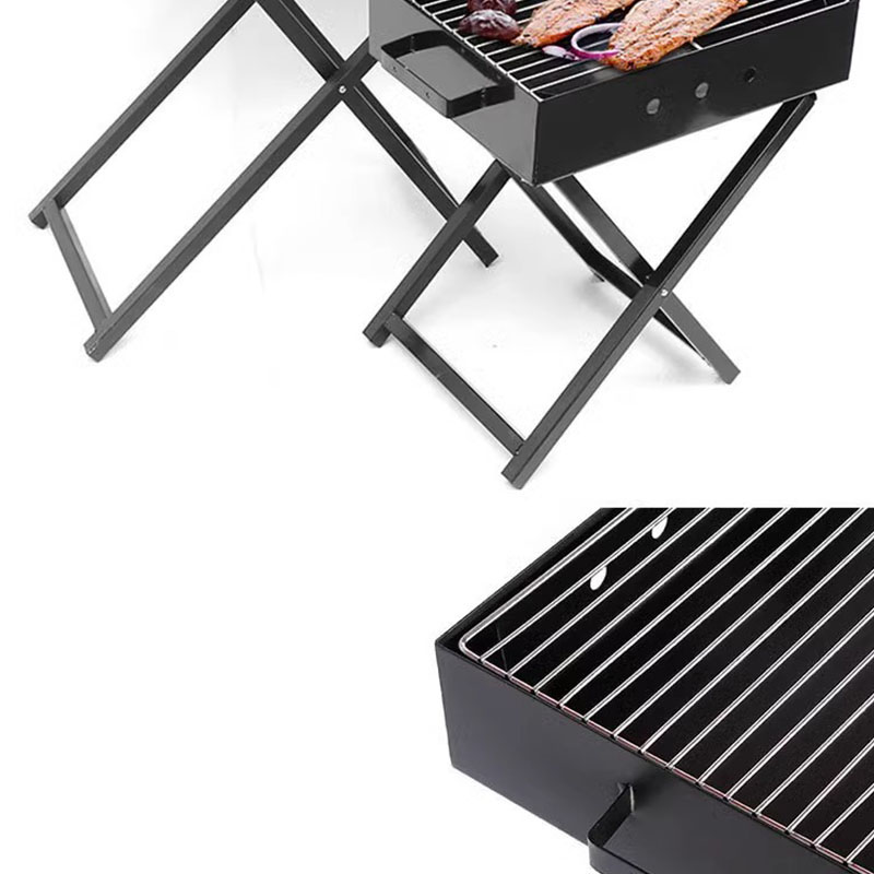 Zakrytý gril v tvare X