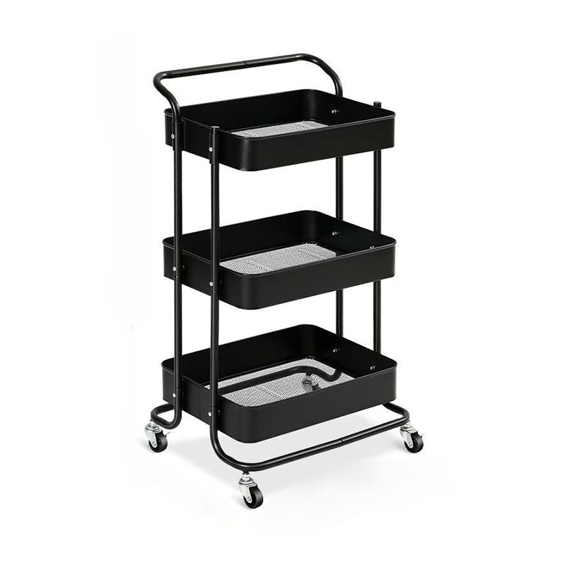 Podlahová multi-stupňová mobilná rukoväť Mobile Trolley Poličky