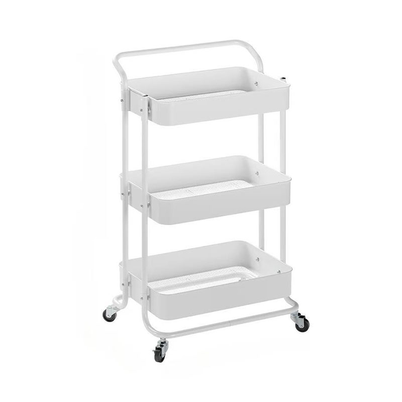 Podlahová multi-stupňová mobilná rukoväť Mobile Trolley Poličky